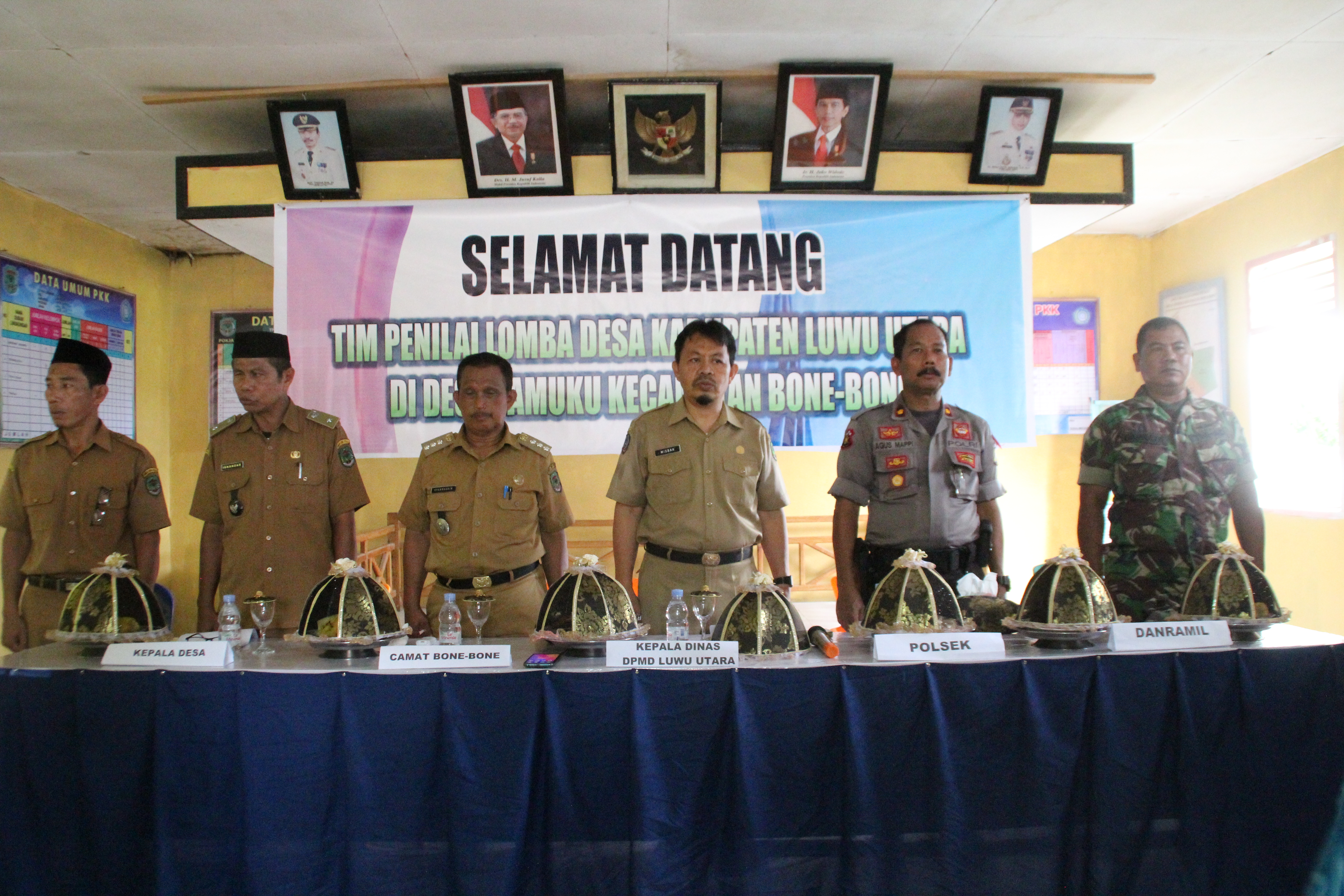DINAS PMD LUWU UTARA SUKSES MENGHELAT EVALUASI  PERKEMBANGAN DAN PENILAIAN PERLOMBAAN DESA