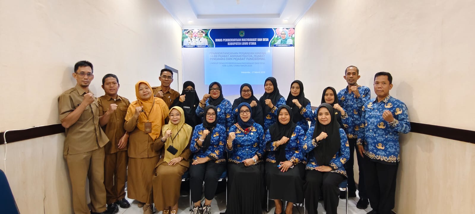 Komitmen Bersama Jajaran: PMD Luwu Utara Laksanakan Penandatanganan Perjanjian Kinerja 2026 