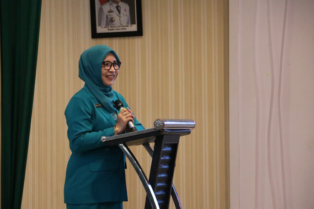 Kadis PMD Luwu Utara Tekankan Sinergitas PKK dan Pemerintah Desa di Rapat Kerja Daerah TP PKK